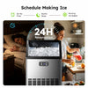 Pictures of SIMZLIFE 17.5 in. 100 lb./24H Freestanding/Undercounter Commercial Ice Maker in Stainless Steel, Full Size Cubes, NSF Certified 25135SD663 - IM-02 - New in Box - Neu Appliance Outlet - Discount Appliance Outlet in Austin, Tx