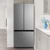 Midea 18 cu. ft. 30" Wide French Door Refrigerator in Stainless Steel 3SD891 - MRF18B4AST - Scratch & Dent (Minor)