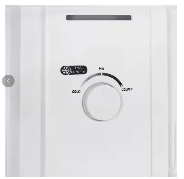 Pictures of Vissani 18 cu. ft. Top Freezer Refrigerator in White with Adjustable Temperature Controls 25SD040 - MDTF18WHR - Scratch & Dent (Moderate) - Neu Appliance Outlet - Discount Appliance Outlet in Austin, Tx
