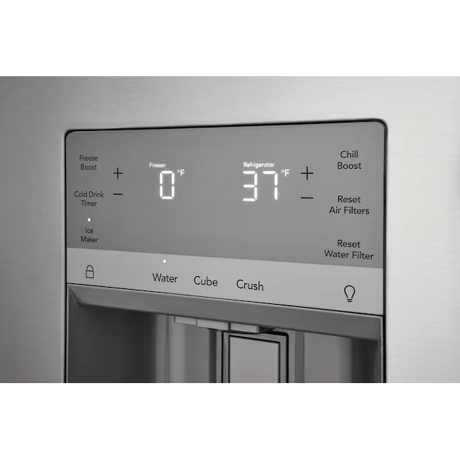 Frigidaire Gallery 28 Cu. Ft. Standard-Depth French Door Refrigerator in Stainless Steel 20232SD616 - GRFS2853AF - Scratch & Dent (Minor)