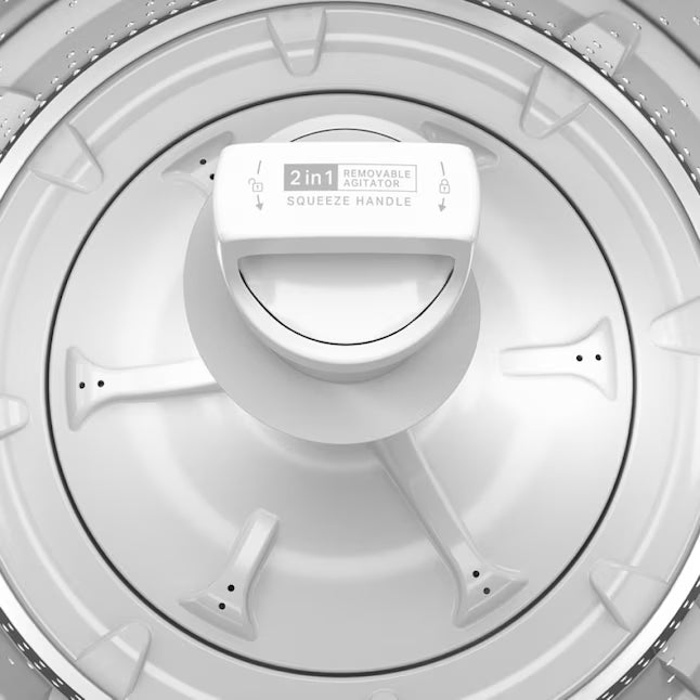 Whirlpool 3.8–3.9 Cu. Ft. Top Load Washer with 2 in 1 Removable Agitator and Soil Level Selection WTW4957PW - Scratch & Dent (Minor) and Whirlpool White Electric 7.0 Cu. Ft. Dryer with Auto Dry 16186 - WED4950HW - Scratch & Dent (Minor)
