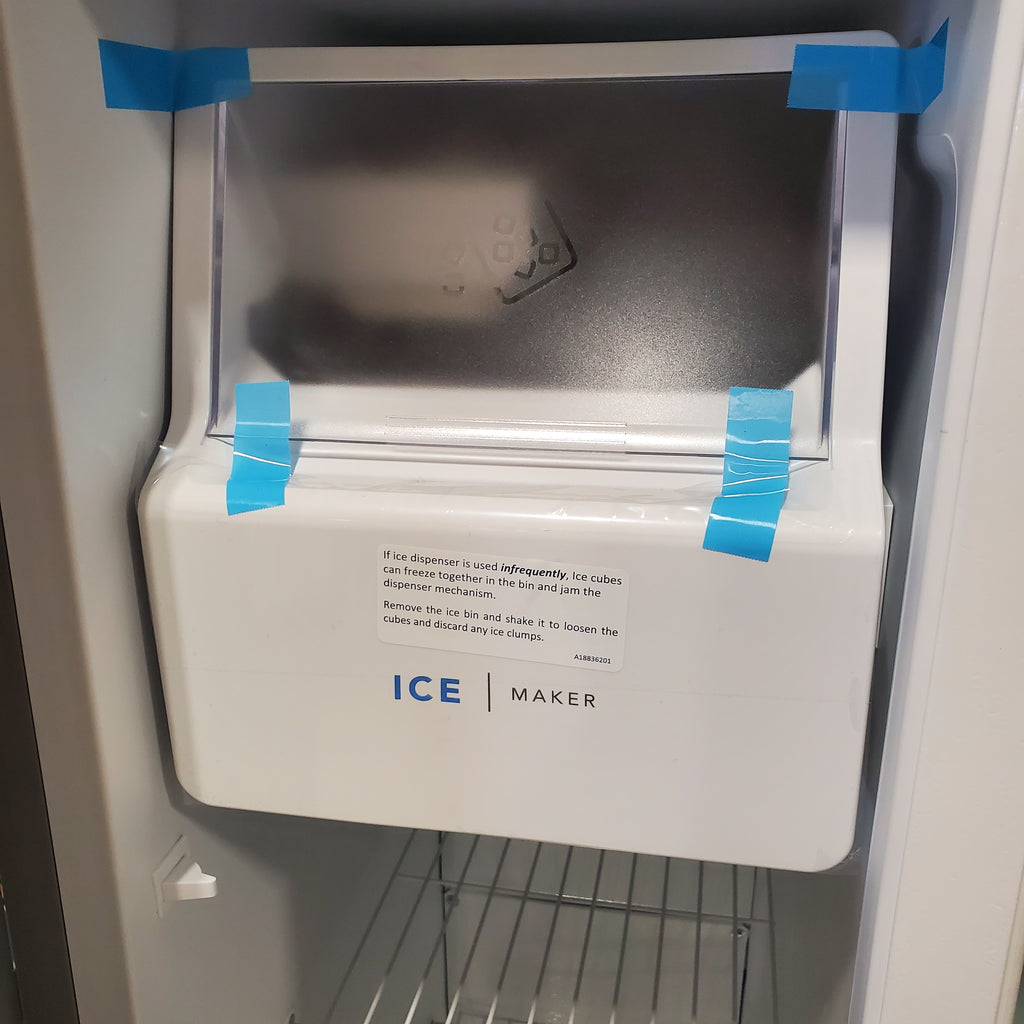 Frigidaire 25.6 cu. ft. ENERGY STAR Side by Side Refrigerator with Exterior Water and Ice Dispenser in Stainless Steel 4SD448 - FRSS2623AS - Scratch & Dent (Moderate)