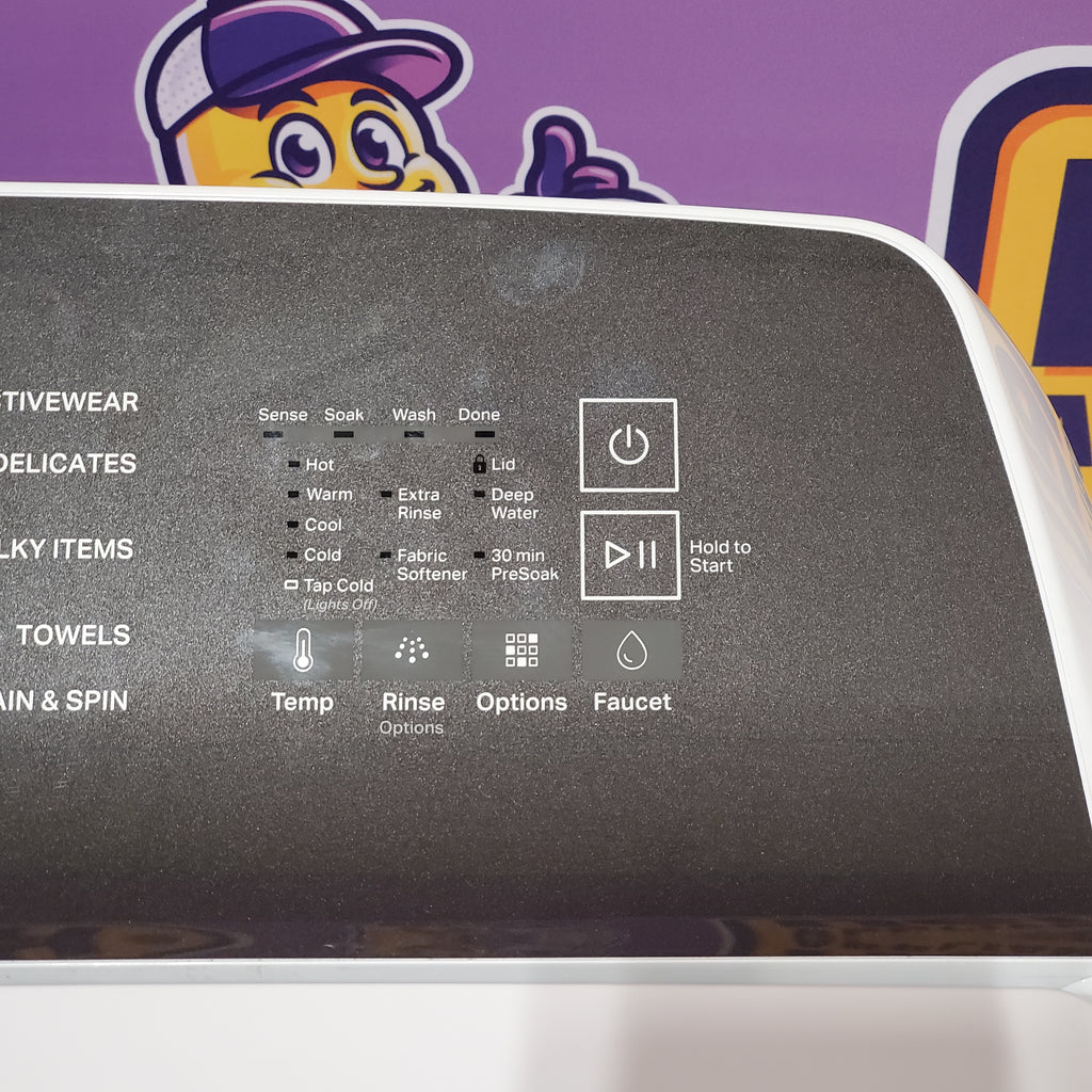 Whirlpool 4.6 Cu. Ft. Top Load Impeller Washer with Built-in Faucet WTW5020SW  - Scratch & Dent (Minor) and Whirlpool 7.0 cu. ft. Electric Dryer with Hamper Door 16091 - WED5010LW - Scratch & Dent (Minor)