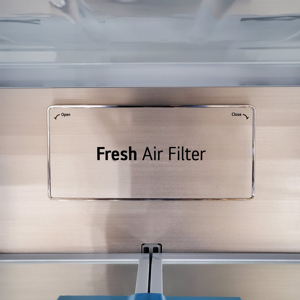 LG 29 cu. ft. Smart Standard-Depth MAX™ 4-Door French Door Refrigerator with Full-Convert Drawer™ in Print Proof Stainless Steel 5SD271 - LF29H8330S - Scratch & Dent (Moderate)