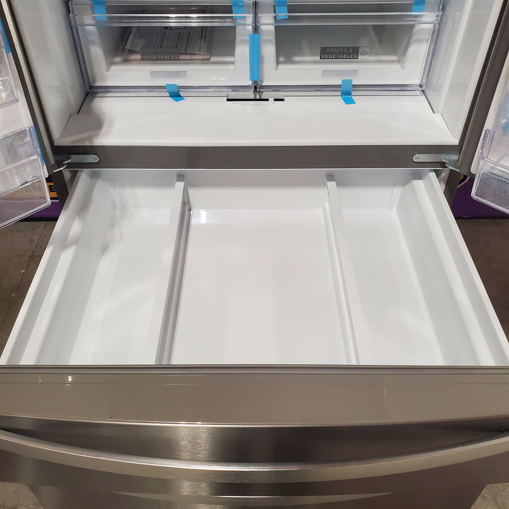 Whirlpool French Door Bottom Mount Refrigerator in Fingerprint Resistant Stainless Steel 3SD743 - WRMF3636RZ - Scratch & Dent (Minor)