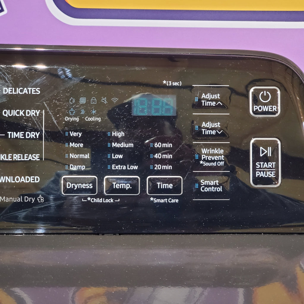 Pictures of Samsung 7.4 cu. ft. Smart Electric Dryer with Sensor Dry in Brushed Black 6SD55 - DVE47CG3500V - Open Box - Neu Appliance Outlet - Discount Appliance Outlet in Austin, Tx