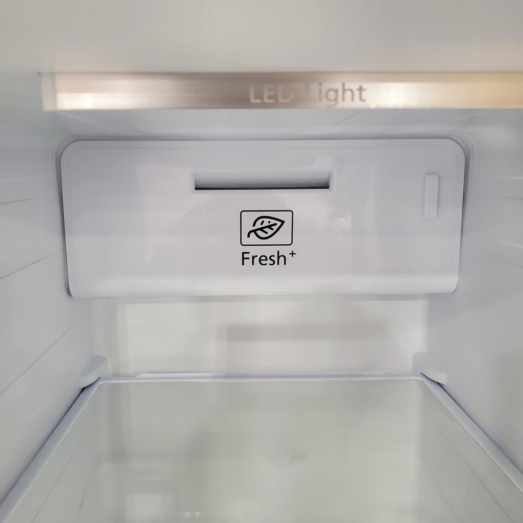 Hamilton Beach 15.6-cu ft Counter-Depth 32-in Wide Side-by-Side Refrigerator in Stainless Steel 25SD038 - HZ8551 - Scratch & Dent (Moderate)