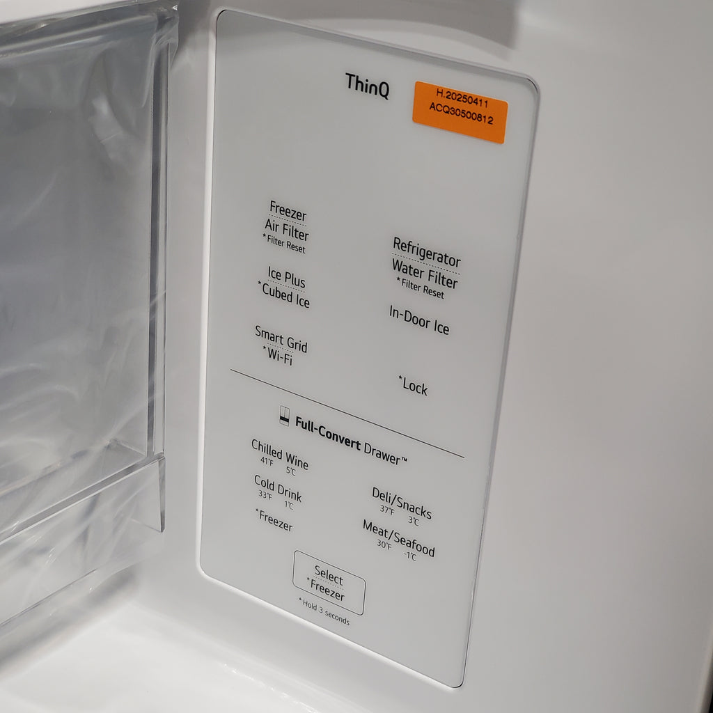 LG 29 cu. ft. Smart Standard-Depth MAX™ 4-Door French Door Refrigerator with Full-Convert Drawer™ 3SD929 - LF29H8330D - Scratch & Dent (Minor)