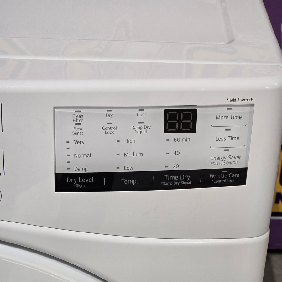 LG Ultra Large Capacity Front Load 4.5 Cu. Ft. Washer in White with ColdWash Technology WM3400CW - New in Box and LG 7.4 cu. ft. Large Capacity Electric Dryer in White 16258 - DLE3400W - Open Box