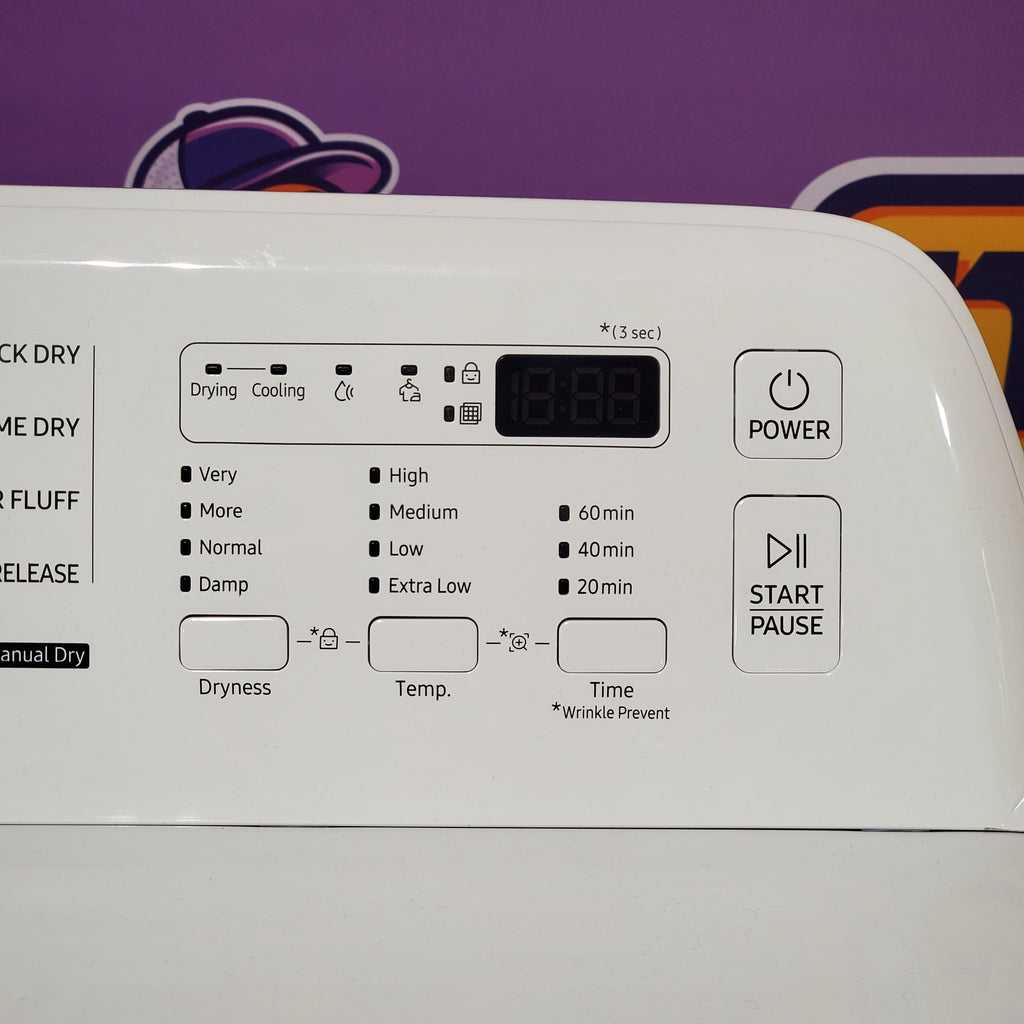 Pictures of Samsung 7.2 cu. ft. Electric Dryer with Sensor Dry in White - Neu Appliance Outlet - Discount Appliance Outlet in Austin, Tx