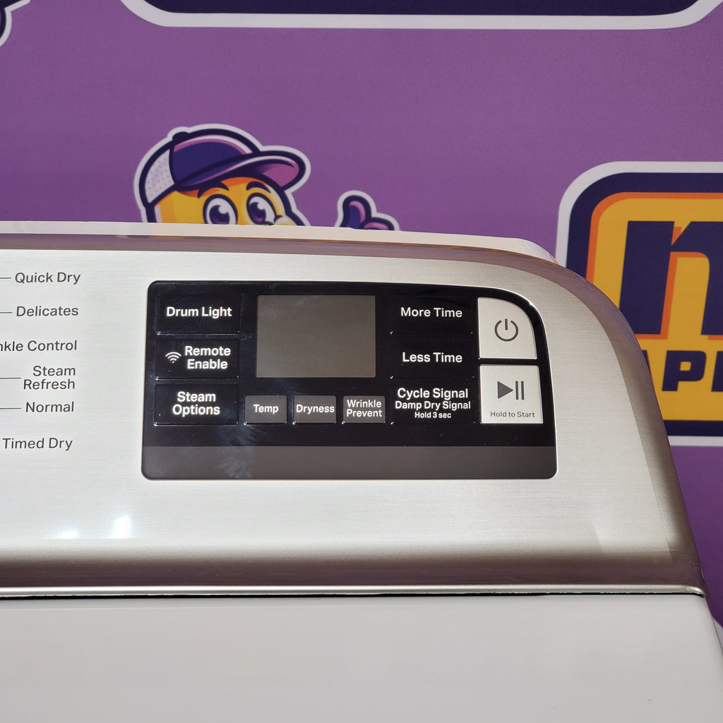 Pictures of Maytag 4.7 cu. ft. Smart Top Load Washing Machine with Deep Fill Option MVW6230HW - Scratch & Dent (Minor) and Maytag 7.4 cu. ft. Electric Steam Dryer with Extra Power Button 16076 - MED7230HW - Scratch & Dent (Minor) - Neu Appliance Outlet - Discount Appliance Outlet in Austin, Tx