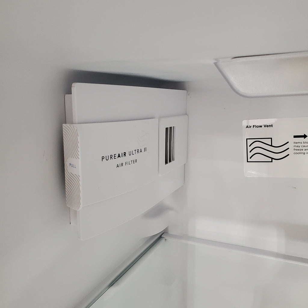 Pictures of Frigidaire 33" Wide 22.3 cu. ft. ENERGY STAR Side by Side Refrigerator Stainless Steel with Exterior Water and Ice Dispenser 22SD024 - FRSS2323AS - Open Box - Neu Appliance Outlet - Discount Appliance Outlet in Austin, Tx