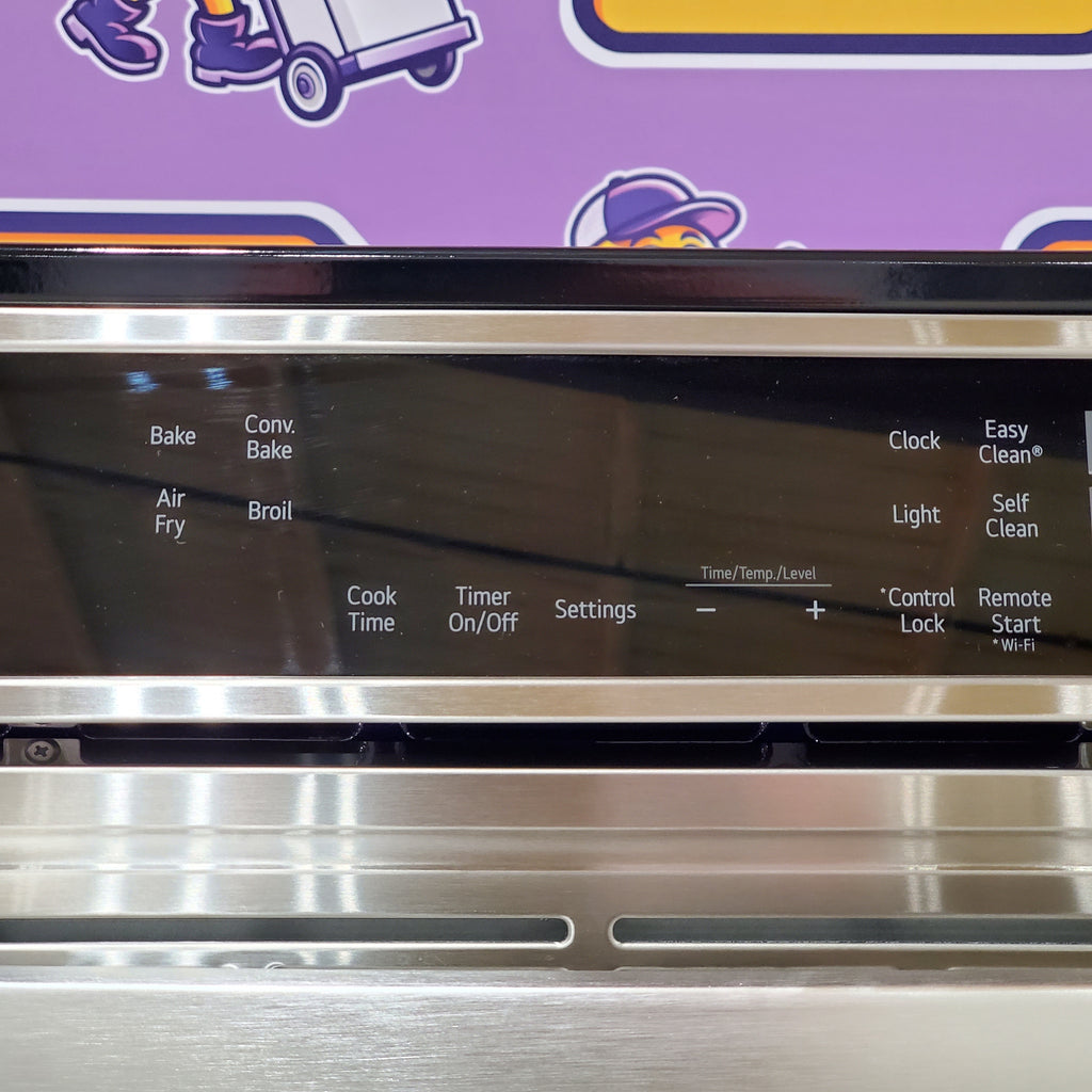 LG 6.3 cu. ft. Smart Induction Slide-in Range with Convection and Air Fry 3SD909 - LSIL6332FE - Open Box