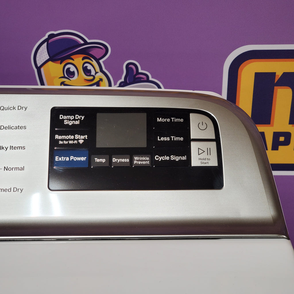 Pictures of Maytag 7.4 Cu. Ft. Top Load Electric Dryer with Extra Power and Advanced Moisture Sensing 6SD082 - MED6205RW - Open Box - Neu Appliance Outlet - Discount Appliance Outlet in Austin, Tx