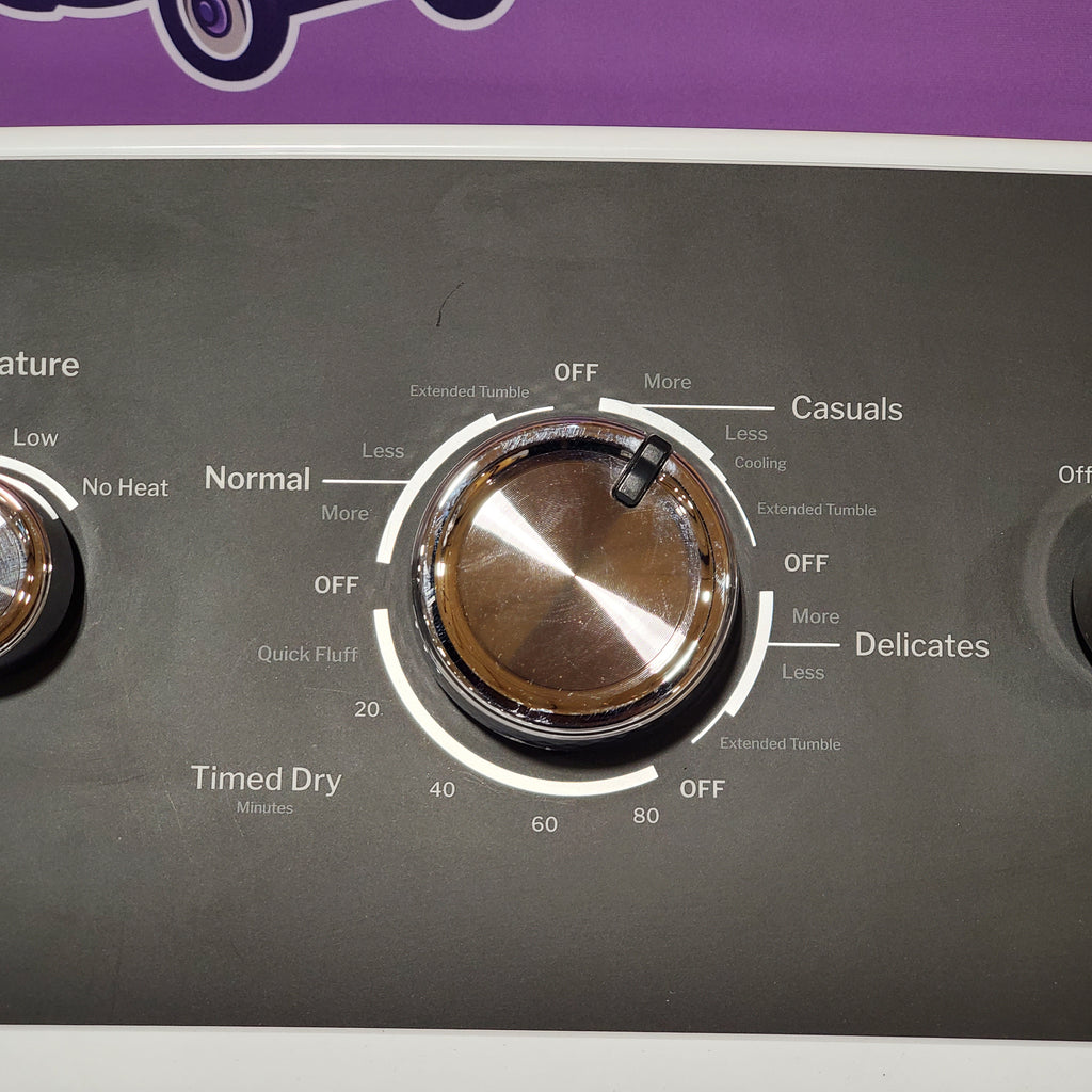 GE® 4.5 cu. ft. Capacity Washer with Stainless Steel Basket GTW485ASWWB - Scratch & Dent (Major) and GE® 7.2 cu. ft. Capacity Electric Dryer with Up To 120 ft. Venting and Extended Tumble 16131 - GTD48EASWWB - Scratch & Dent (Minor)