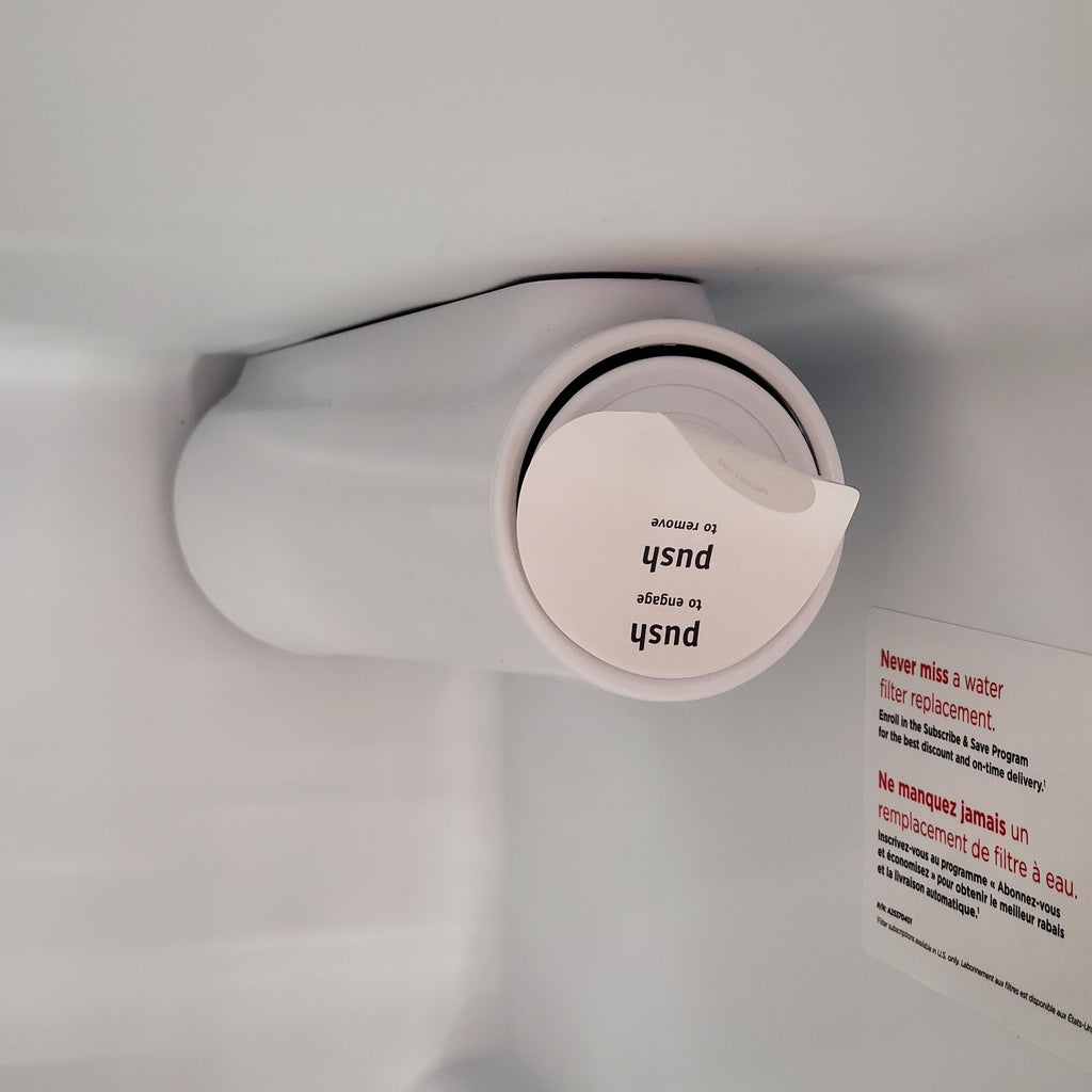 Frigidaire 25.6 cu. ft. ENERGY STAR Side by Side Refrigerator with Exterior Water and Ice Dispenser in Stainless Steel 3SD813 - FRSS2623AS - Scratch & Dent (Minor)