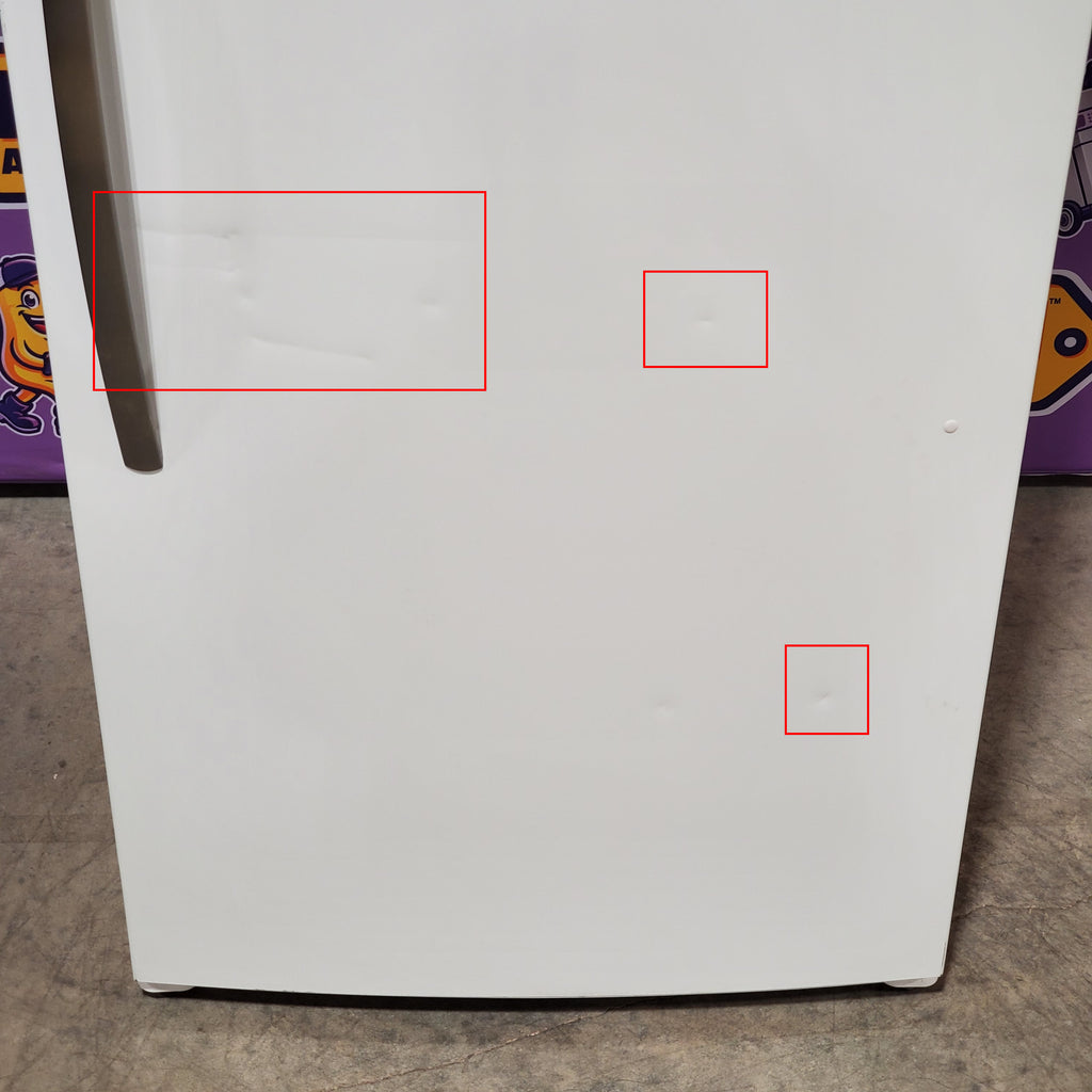 Pictures of Frigidaire 20 Cu. Ft. Energy Star Garage Ready Single-Door Refrigerator in White 20SD85 - FRAE2024AW - Scratch & Dent (Minor) - Neu Appliance Outlet - Discount Appliance Outlet in Austin, Tx