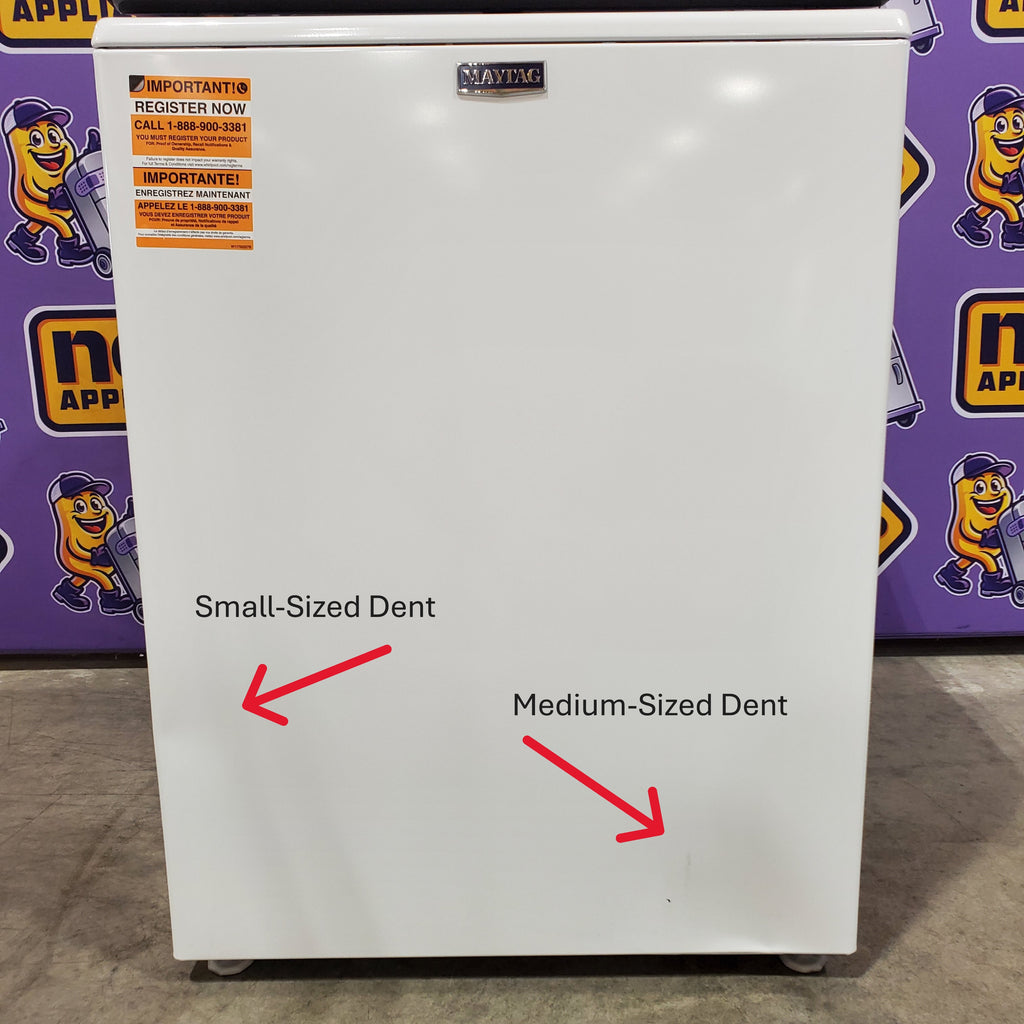 Pictures of Maytag Top Load 4.8 cu ft Washer with Deep Fill and Slow-Close Glass Lid 30131SD38 - MVW6200KW - Scratch & Dent (Minor) - Neu Appliance Outlet - Discount Appliance Outlet in Austin, Tx