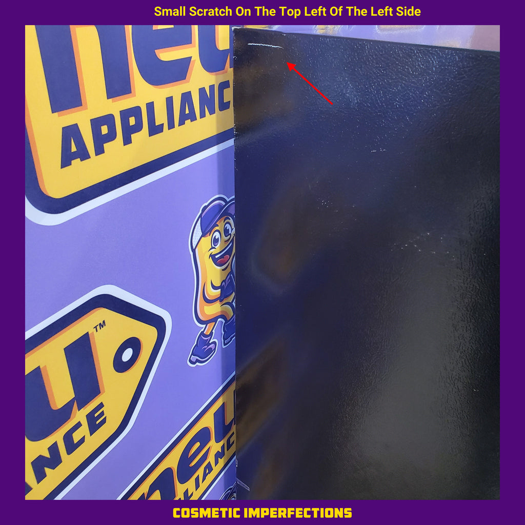 Pictures of Vissani Black Top Freezer 10.1 Cu. Ft. Refrigerator with No Frost Design MDTF10BKES4 - Scratch and Dent (Minor) - Neu Appliance Outlet - Discount Appliance Outlet in Austin, Tx