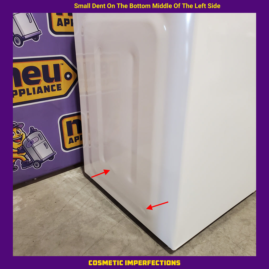 Pictures of Maytag Top Load 4.8 cu ft Washer with Deep Fill and Slow-Close Glass Lid MVW6200KW - Scratch & Dent (Minor) and Maytag 7.0 cu ft Electric Dryer with Moisture Sensing and Quick Dry Cycle 16162 - MED6200KW - Scratch & Dent (Minor) - Neu Appliance Outlet - Discount Appliance Outlet in Austin, Tx