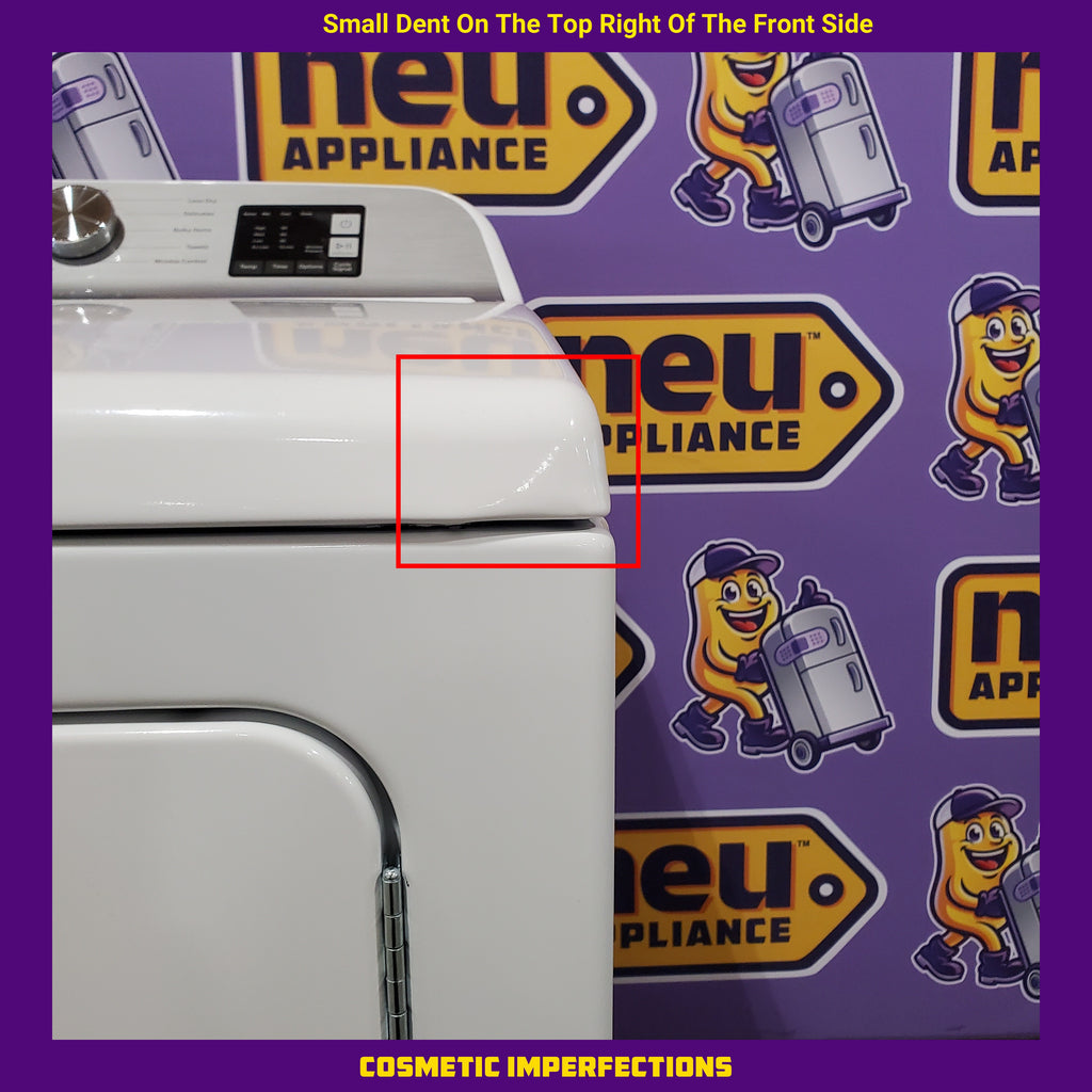 Pictures of Maytag Top Load 4.8 cu ft Washer with Deep Fill and Slow-Close Glass Lid MVW6200KW - Scratch & Dent (Minor) and Maytag 7.0 cu ft Electric Dryer with Moisture Sensing and Quick Dry Cycle 16173 - MED6200KW - Scratch & Dent (Minor) - Neu Appliance Outlet - Discount Appliance Outlet in Austin, Tx