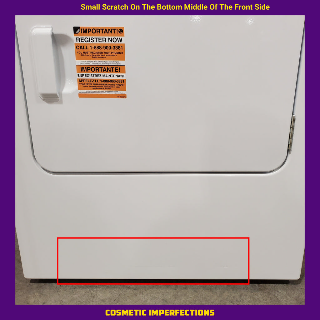 Pictures of Maytag Top Load 4.8 cu ft Washer with Deep Fill and Slow-Close Glass Lid MVW6200KW - Scratch & Dent (Minor) and Maytag 7.0 cu ft Electric Dryer with Moisture Sensing and Quick Dry Cycle 16161 - MED6200KW - Scratch & Dent (Minor) - Neu Appliance Outlet - Discount Appliance Outlet in Austin, Tx