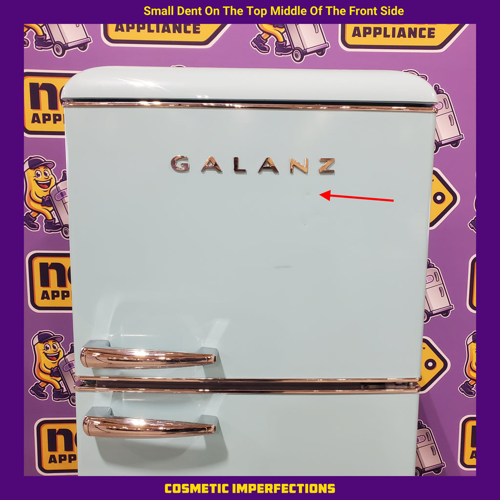 Pictures of Galanz 12.0 Cu Ft Retro Top Mount Refrigerator 25CR225 - GLR12TBEEFR - Scratch & Dent (Minor) - Neu Appliance Outlet - Discount Appliance Outlet in Austin, Tx