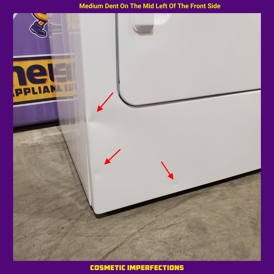 Maytag Top Load 4.8 cu ft Washer with Deep Fill and Slow-Close Glass Lid MVW6200KW - Scratch & Dent (Minor) and Maytag 7.0 cu ft Electric Dryer with Moisture Sensing and Quick Dry Cycle 16213 - MED6200KW - Scratch & Dent (Moderate)