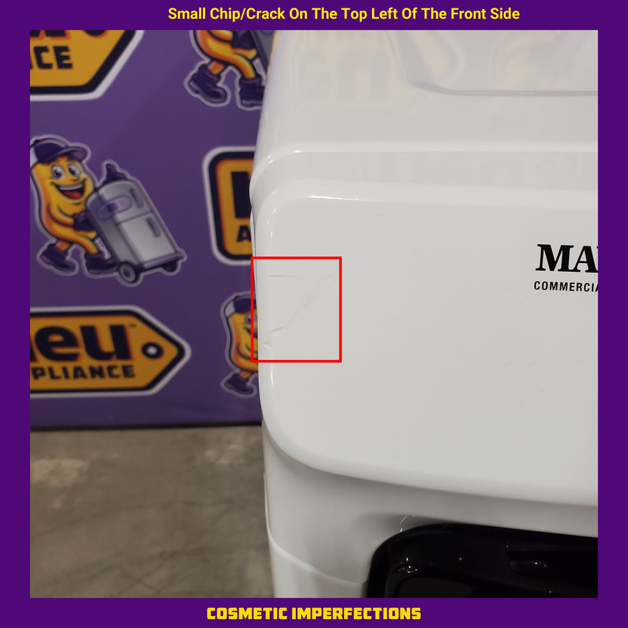 Maytag Stackable 7.3 cu. ft. Front Load Steam Gas Dryer with Extra Power and Quick Dry Cycle 31133SD162 - MGD6630HW - Scratch & Dent (Moderate)