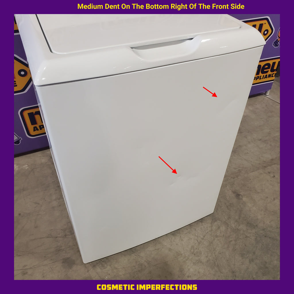 Pictures of Hotpoint White Top Load 3.8 Cu. Ft. Washer with Stainless Steel Wash Basket HTW200ASKWW - Certified Refurbished - Neu Appliance Outlet - Discount Appliance Outlet in Austin, Tx