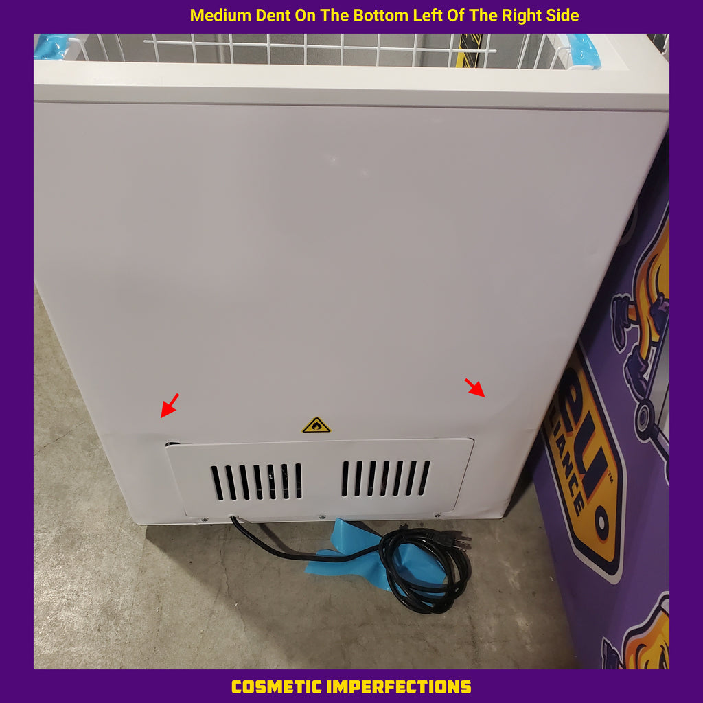 Pictures of Frigidaire 43.94 in. 10 cu. ft. Manual Defrost Chest Freezer in White Garage Ready 26CR007 - EFRF1005 - Scratch & Dent (Minor) - Neu Appliance Outlet - Discount Appliance Outlet in Austin, Tx