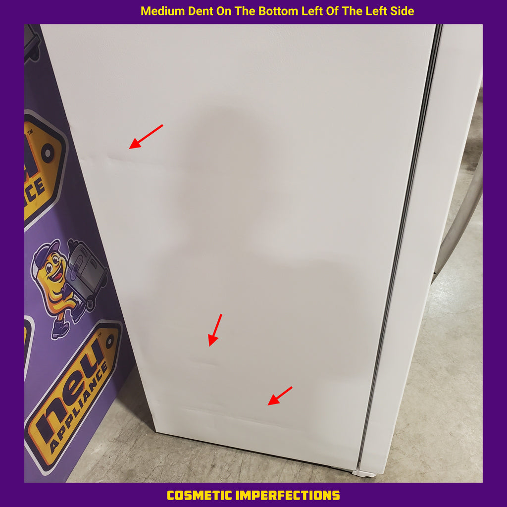 Pictures of Frigidaire 20 Cu. Ft. ENERGY STAR Garage Ready White Upright Freezer with EvenTemp™ Cooling System 20SD109 - FFUE2024AW - Scratch & Dent (Minor) - Neu Appliance Outlet - Discount Appliance Outlet in Austin, Tx