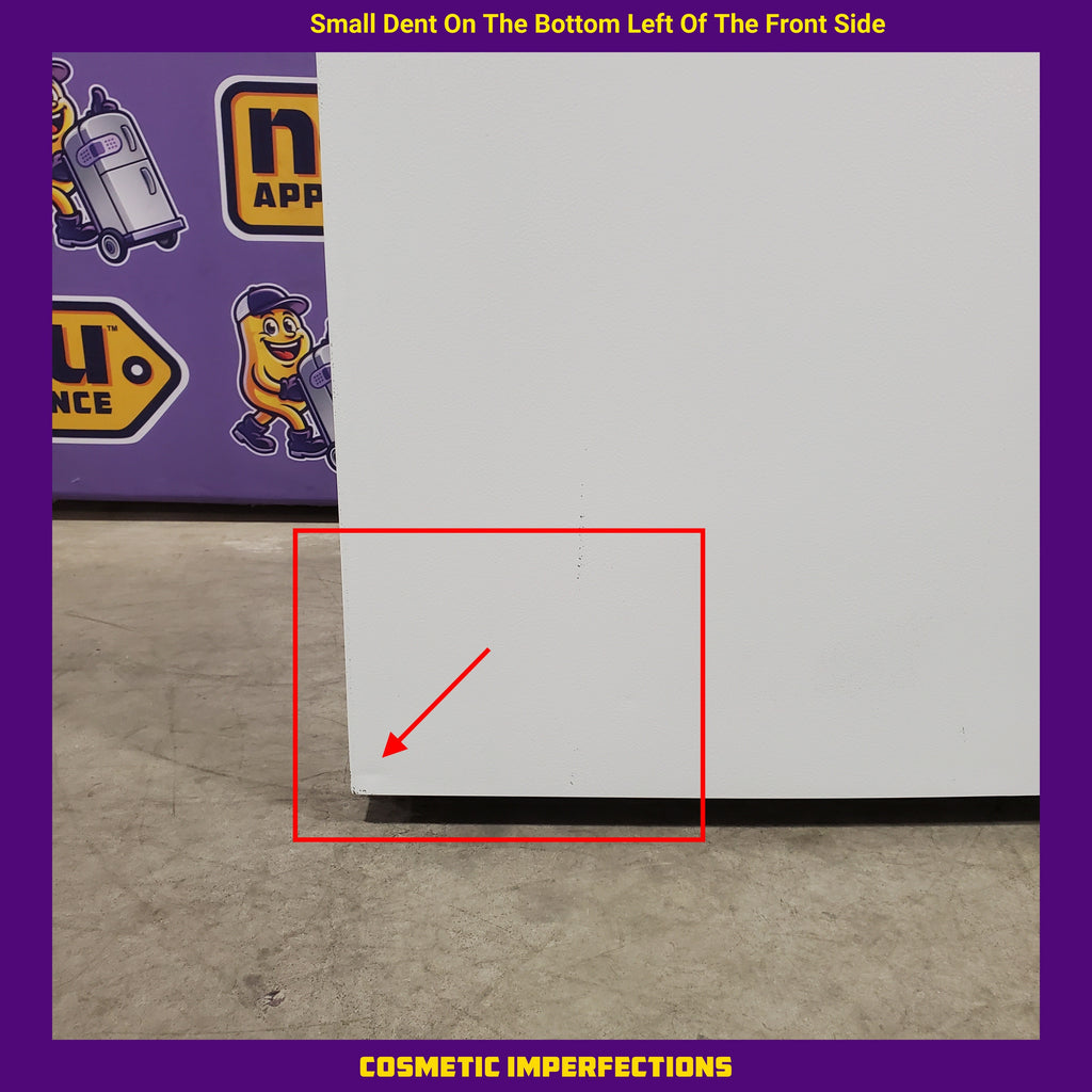 Vissani 14.2 cu. ft. Top Freezer Refrigerator in White, Garage Ready 251310SD884 - MDTF14WH5 - Scratch & Dent (Moderate)