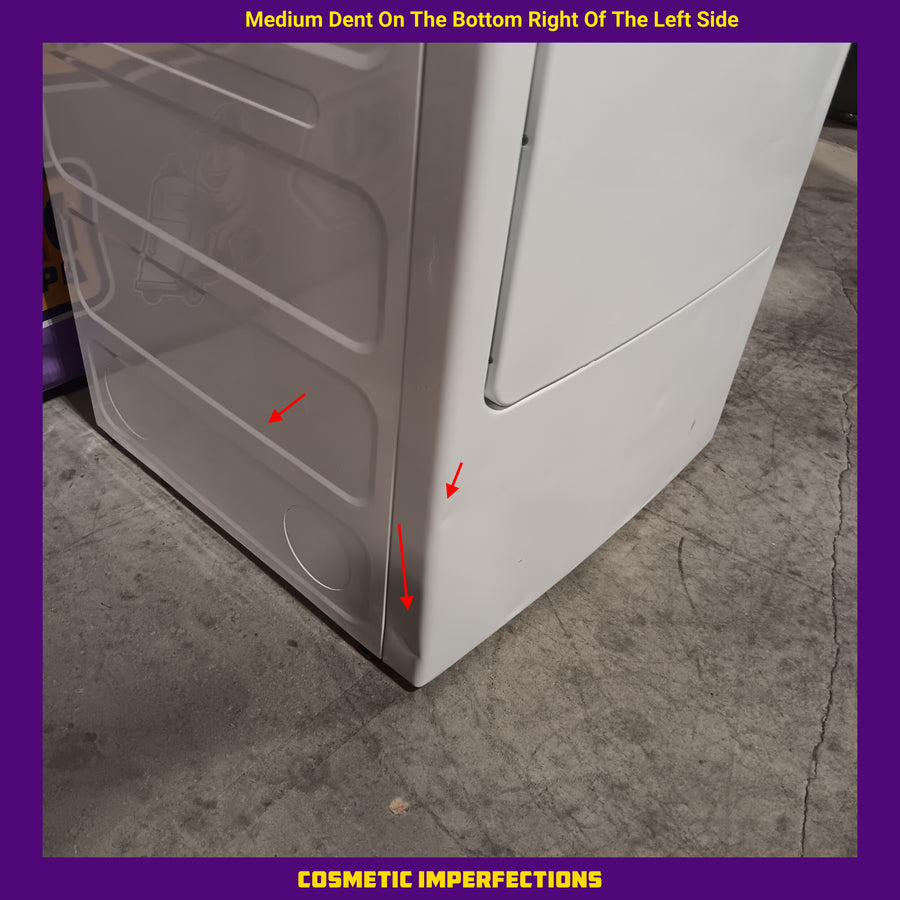 GE White Top Load 4.0 Cu. Ft. Capacity Washer with Stainless Steel Wash Basket GTW325ASWWW - New in Box and GE® 7.2 cu. ft. Capacity Aluminized Alloy Drum Electric Dryer 16236 - GTD33EASKWW - Certified Refurbished