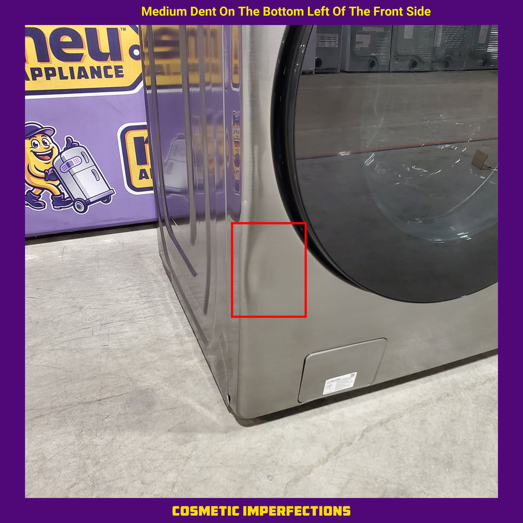 Samsung 4.5 cu. ft. Large Capacity Smart Front Load Washer with Super Speed Wash in Platinum 25139SD795 - WF45B6300AP - Scratch & Dent (Minor)