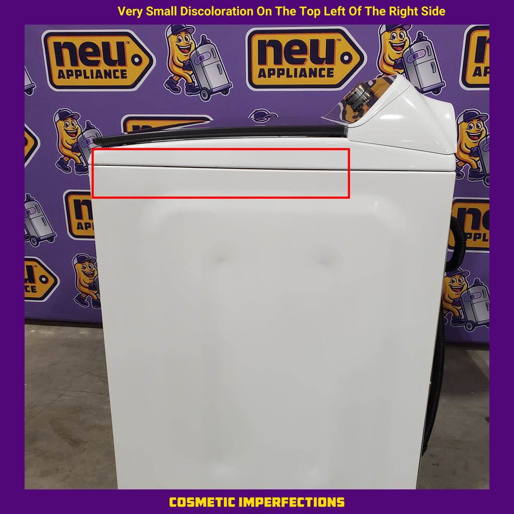 Pictures of Maytag Top Load 4.8 cu ft Washer with Deep Fill and Slow-Close Glass Lid MVW6200KW - Scratch & Dent (Minor) and Maytag 7.0 cu ft Electric Dryer with Moisture Sensing and Quick Dry Cycle 16165 - MED6200KW - Scratch & Dent (Minor) - Neu Appliance Outlet - Discount Appliance Outlet in Austin, Tx
