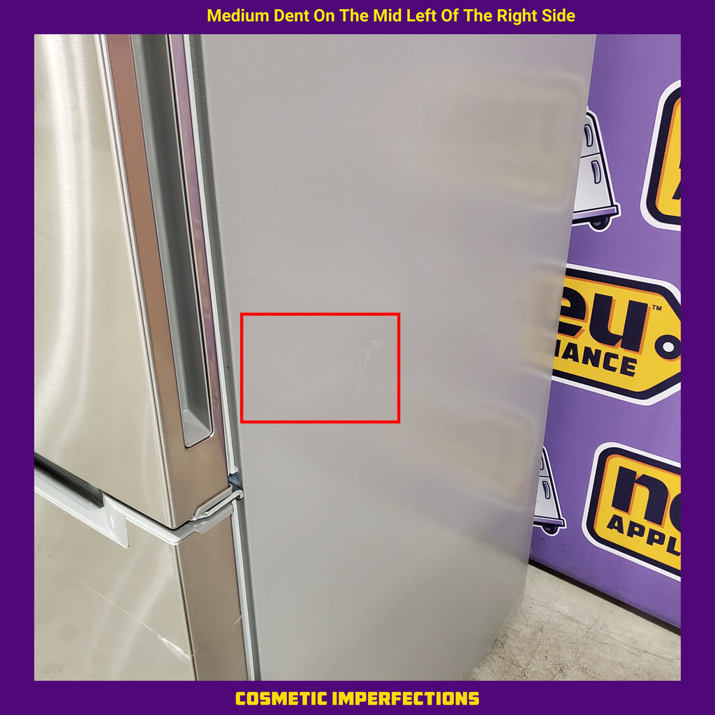 Vissani 18.7 cu. ft. Bottom Freezer Refrigerator in Stainless Steel 25137SD707 - MDBF18SS - Scratch & Dent (Moderate)