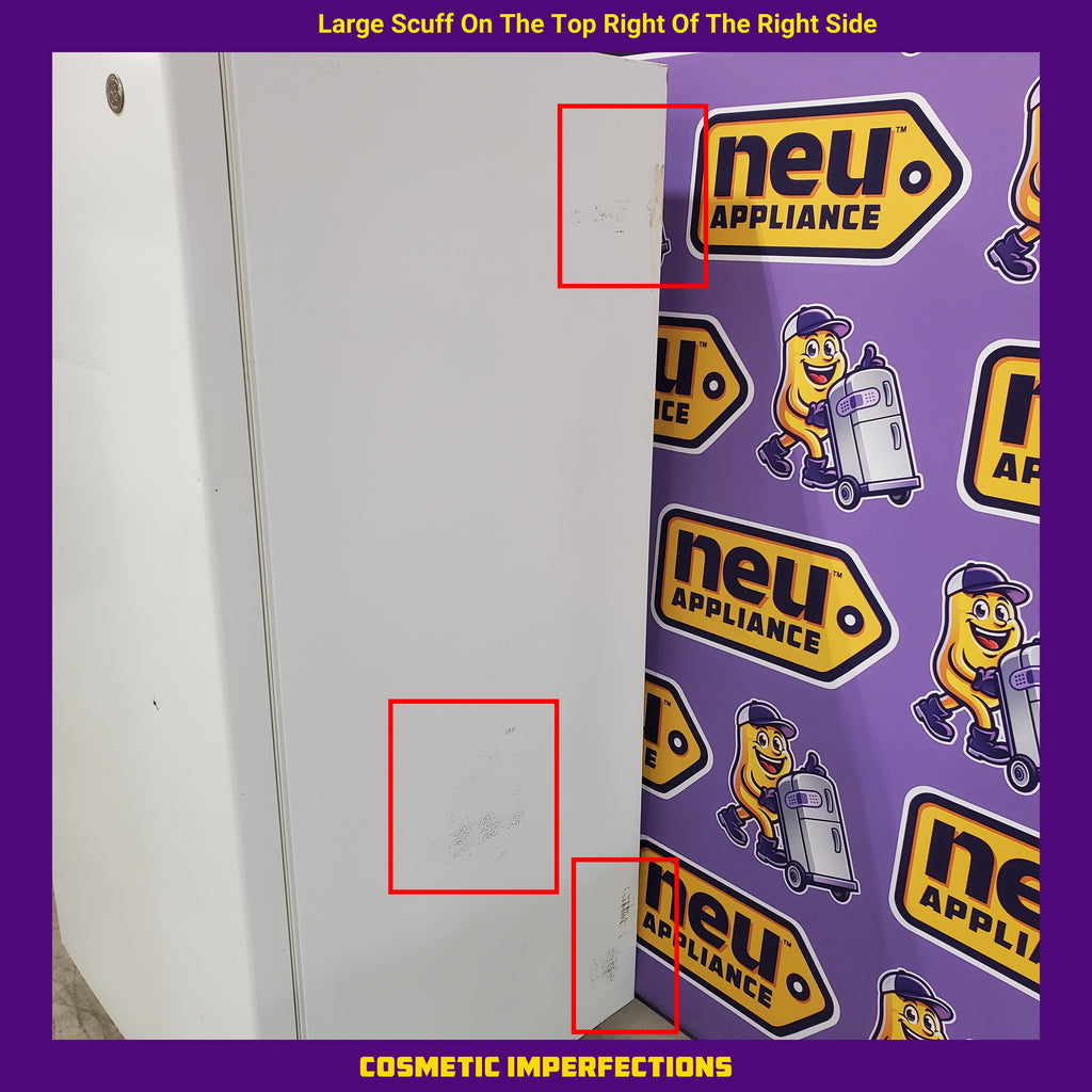 Pictures of GE® ENERGY STAR® 17.3 Cu. Ft. Frost-Free Garage Ready Upright Freezer 31135SD269 - FUF17DLRWW - Scratch & Dent - Moderate - Neu Appliance Outlet - Discount Appliance Outlet in Austin, Tx
