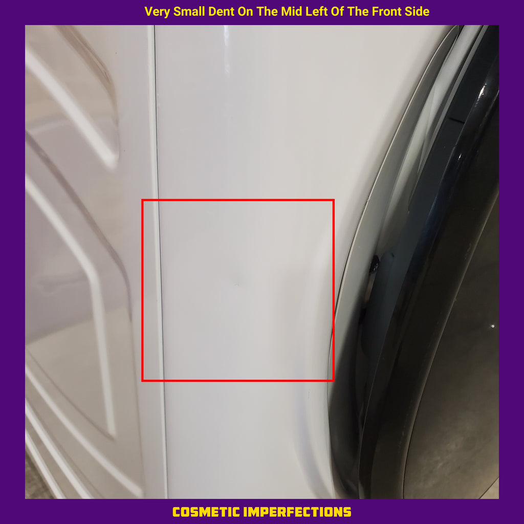 GE ENERGY STAR 7.8 cu. ft. Smart Frontload Electric Dryer with Sensor Dry 22131SD85 - GFD55ESSNWW - Scratch & Dent (Minor)