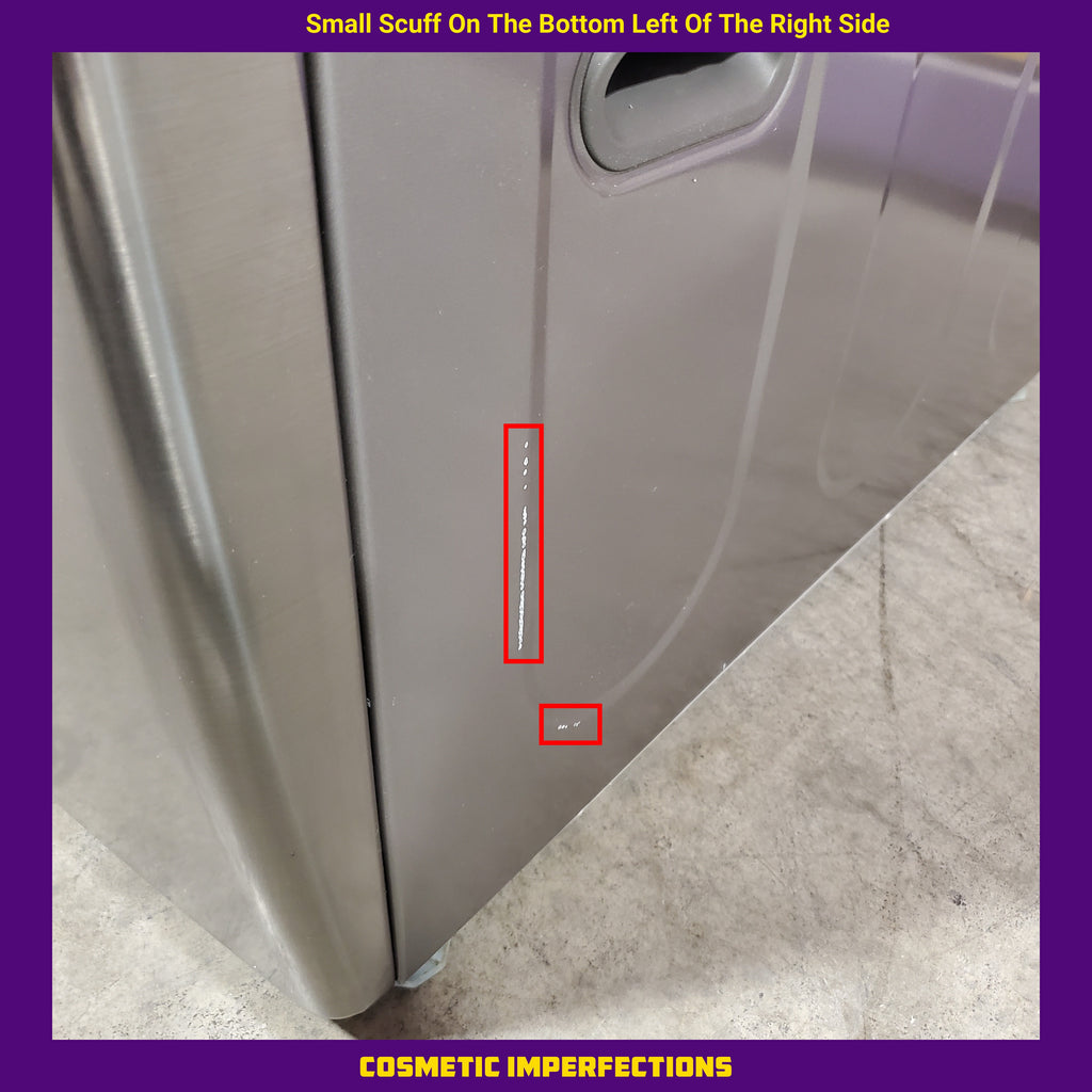 Pictures of LG 4.5 cu. ft. Ultra Large Capacity Front Load Washer with Steam Technology in White 05121CR83 - WM3670HVA - Scratch & Dent (Moderate) - Neu Appliance Outlet - Discount Appliance Outlet in Austin, Tx