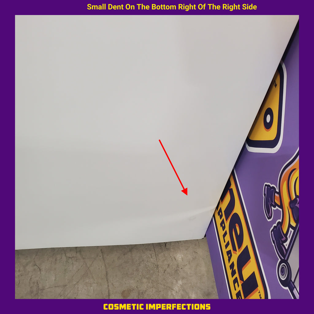 Pictures of Frigidaire Top Freezer 18 Cu. Ft. Capacity Refrigerator with Spacious Interior Storage and Bright LED Lighting in White FFHT1822UW - Scratch and Dent (Major) - Neu Appliance Outlet - Discount Appliance Outlet in Austin, Tx
