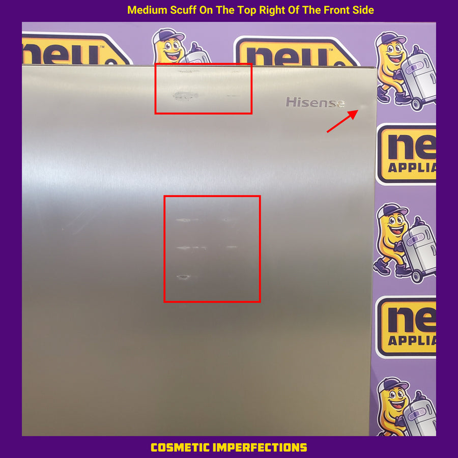Hisense 29.1 cu. ft. Standard Depth Side by Side Refrigerator Stainless Steel 22132SD127 - HRS290P5FSE - Scratch & Dent (Moderate)