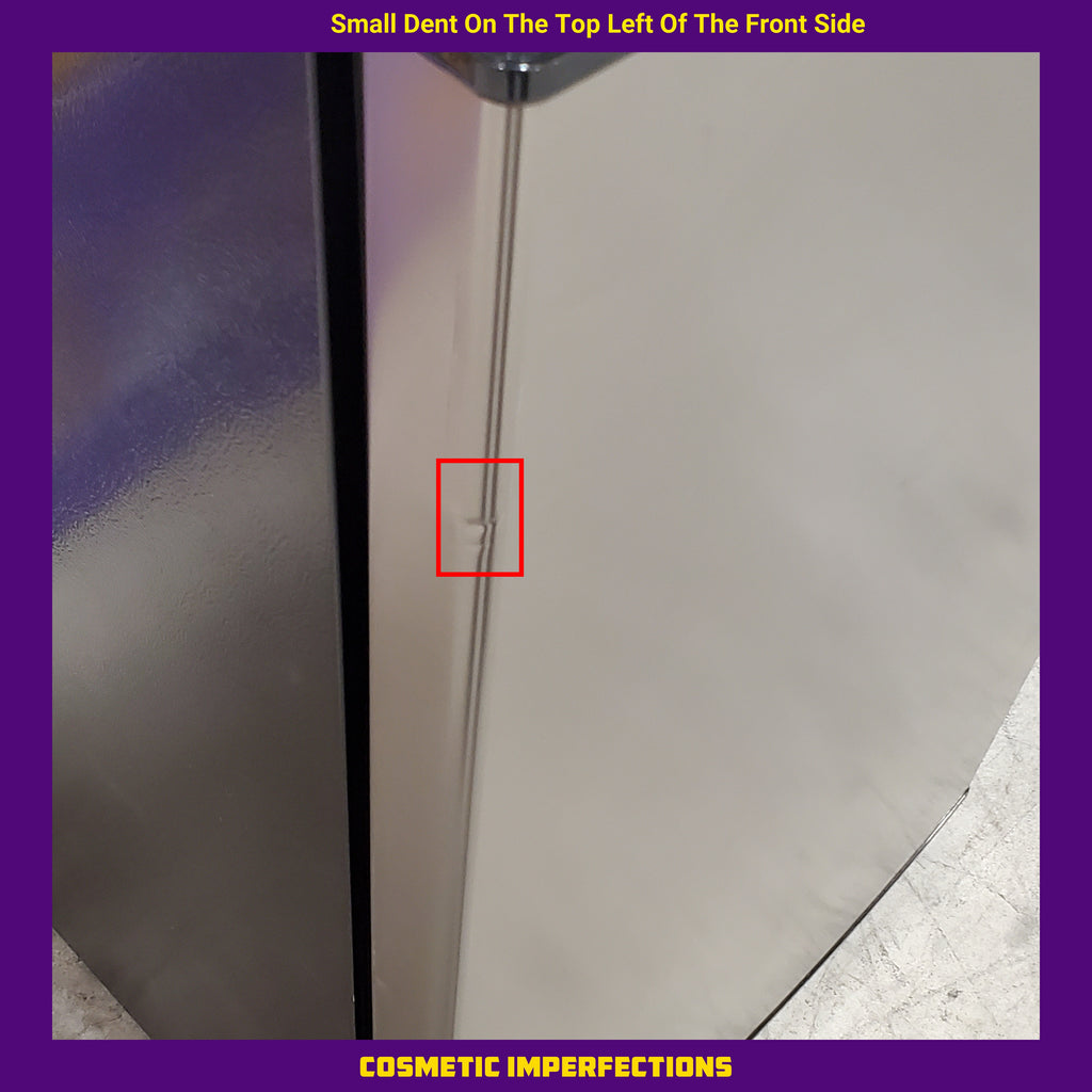 Pictures of Vissani 7.1 cu. ft. Top Freezer Refrigerator with Adjustable Shelf in Stainless Steel MDFF7SS - Scratch & Dent (Minor) - Neu Appliance Outlet - Discount Appliance Outlet in Austin, Tx