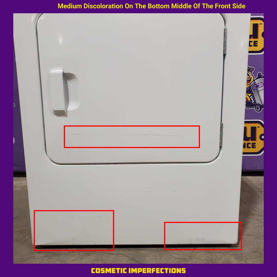Whirlpool White Electric Extra Large 7.0 Cu. Ft. Dryer with Wrinkle Shield 22132SD121 - WED4815EW - Scratch & Dent (Minor)