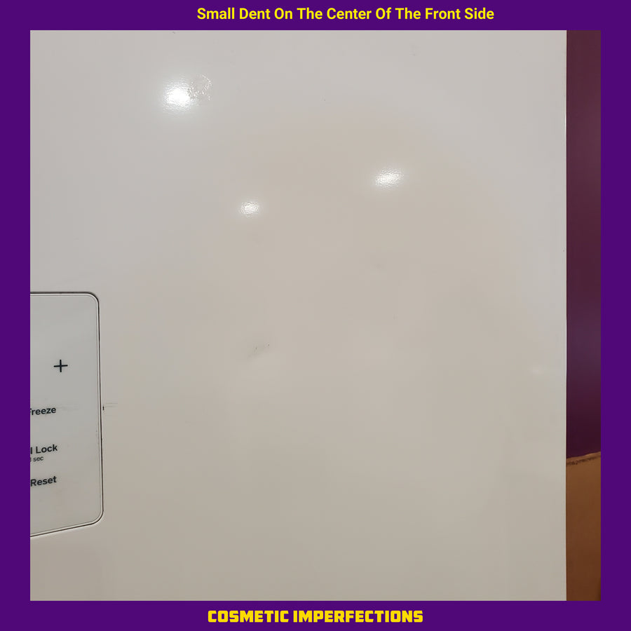 GE Garage Ready 21.3 cu. ft. Frost Free Defrost Upright Freezer in White 30133SD115 - FUF21DLRWW - Scratch & Dent (Minor)