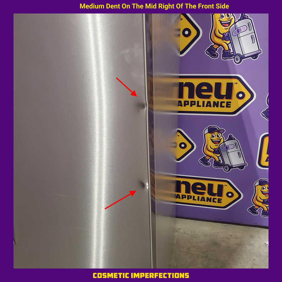 Whirlpool 33 Inch Wide Side by Side 21 Cu. Ft. Refrigerator with Can Caddy and Frameless Glass Shelves in Fingerprint Resistant Stainless Steel 31134SD212 - WRS321SDHZ - Scratch & Dent (Moderate)