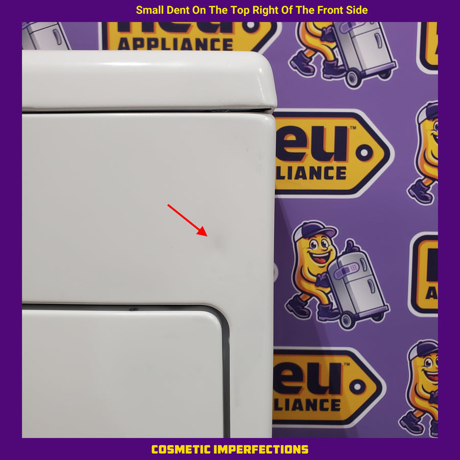 Whirlpool White Top Load 4.6 Cu. Ft. Washer with Built-In Faucet WTW5010LW - Scratch & Dent (Minor) and Whirlpool White Electric 7.0 Cu. Ft. Dryer with Moisture Sensing 16201 - WED5010LW - Scratch and Dent (Minor)
