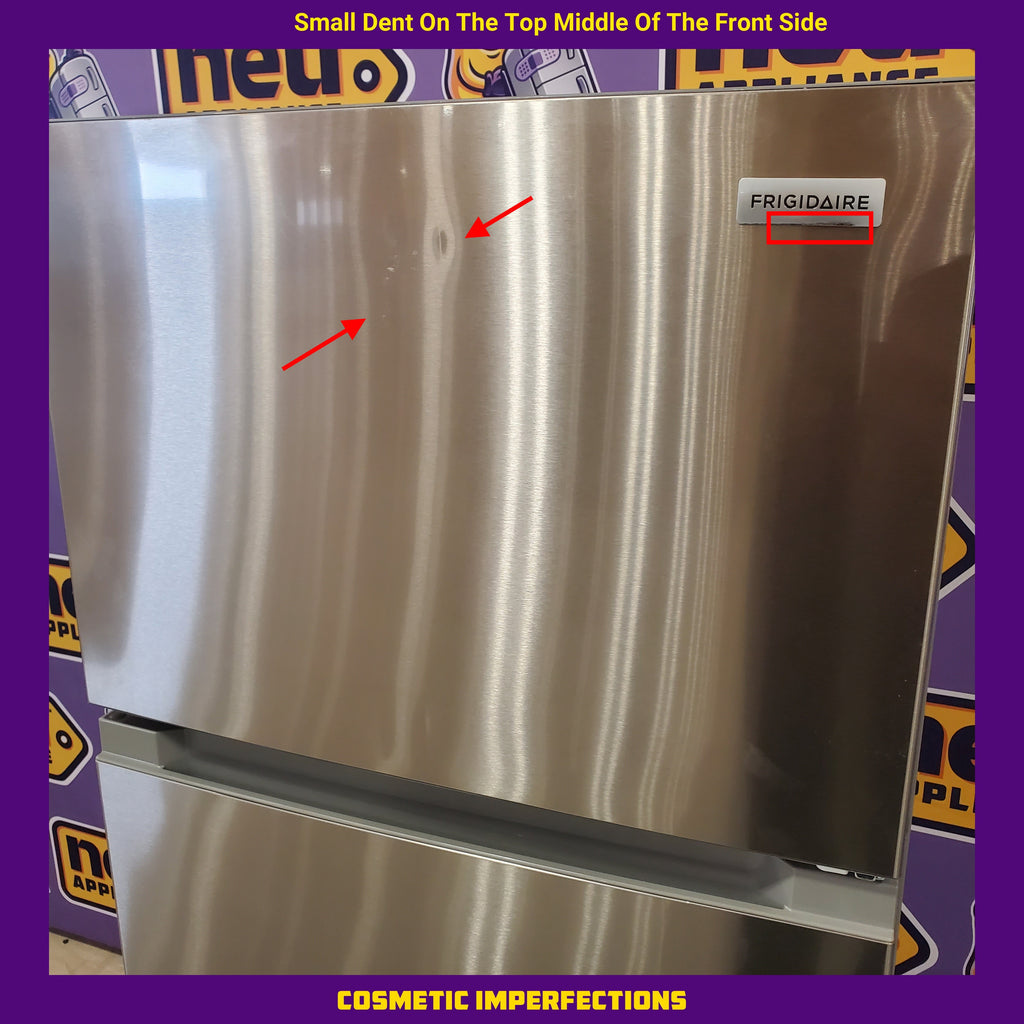 Pictures of Frigidaire 16 Cu. Ft. Garage Ready Top Freezer Refrigerator 3SD1048 - FRTE1622AS - Scratch & Dent (Moderate) - Neu Appliance Outlet - Discount Appliance Outlet in Austin, Tx