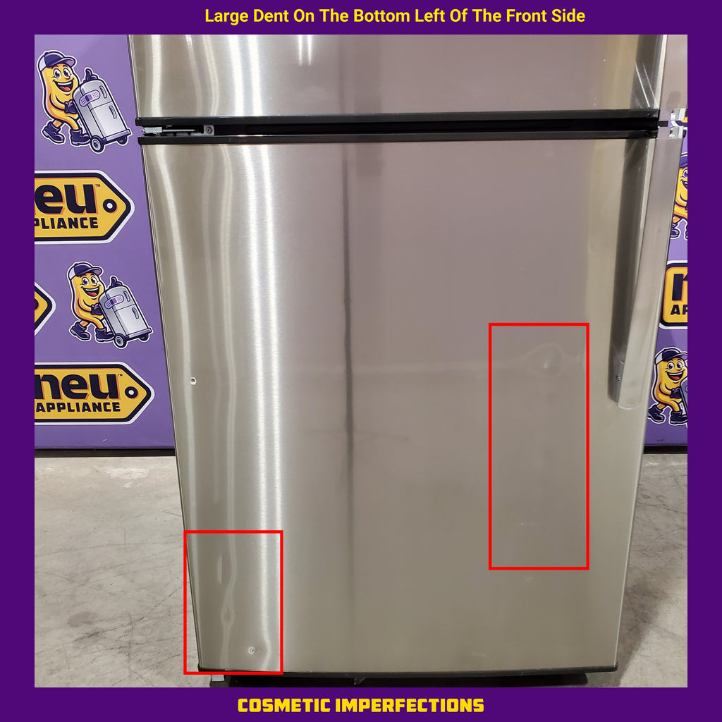 Pictures of GE® ENERGY STAR® 21.1 Cu. Ft. Top-Freezer Refrigerator 31133SD127 - GTE21GSHSS - Scratch & Dent (Major) - Neu Appliance Outlet - Discount Appliance Outlet in Austin, Tx