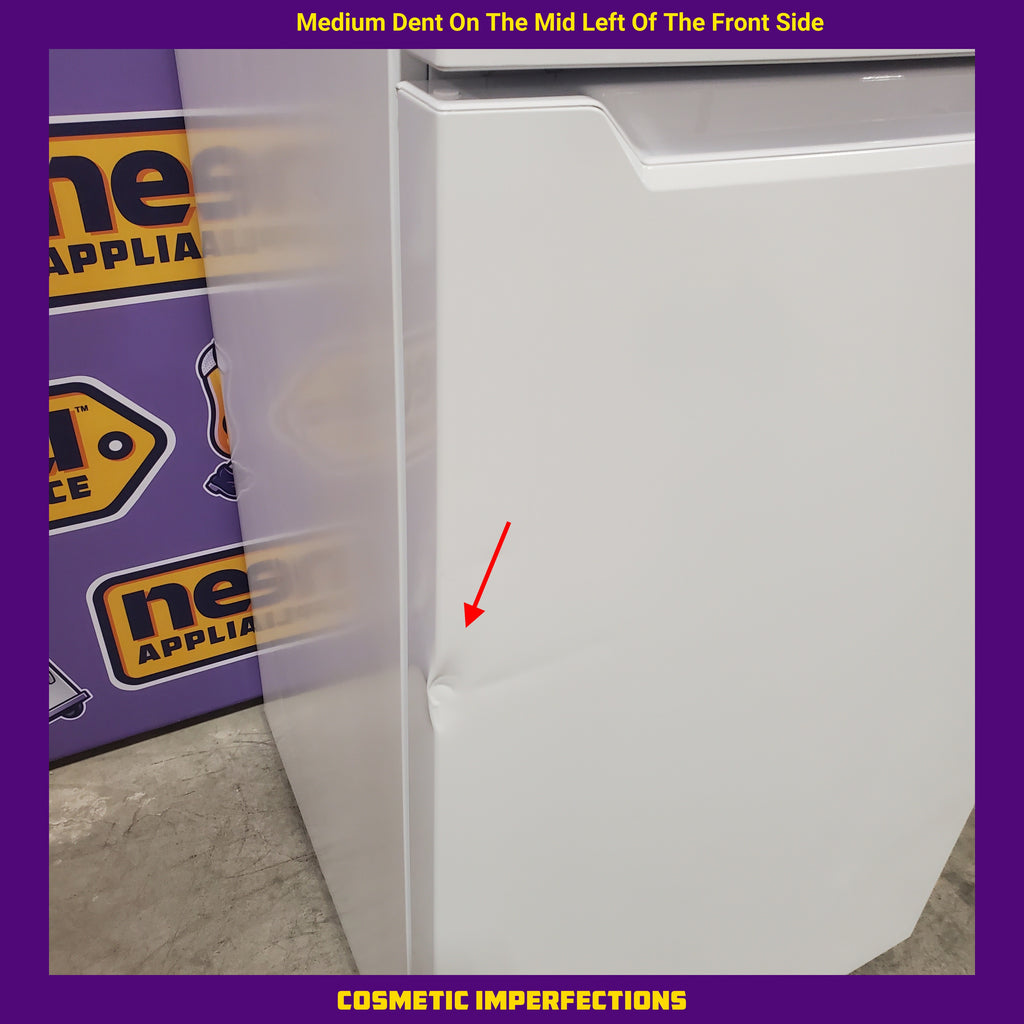 Pictures of Frigidaire Top Freezer 18 Cu. Ft. Capacity Refrigerator with Spacious Interior Storage and Bright LED Lighting in White FFHT1822UW - Scratch and Dent (Moderate) - Neu Appliance Outlet - Discount Appliance Outlet in Austin, Tx
